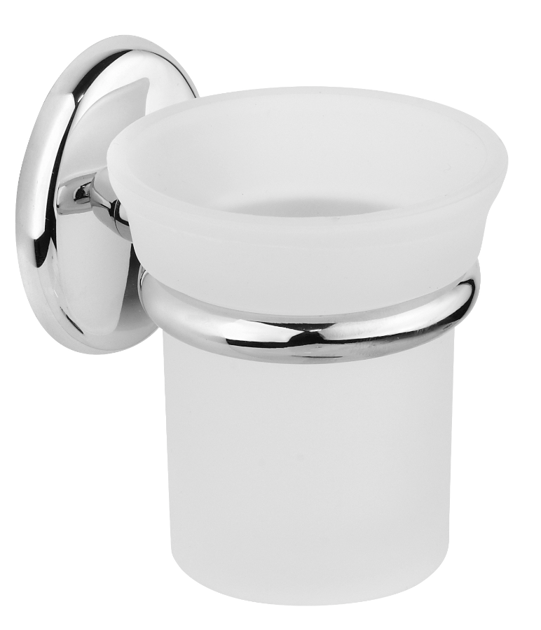 Ποτηροθήκη Γυαλί Χρώμιο Bronze Art Valle AA01-20-10