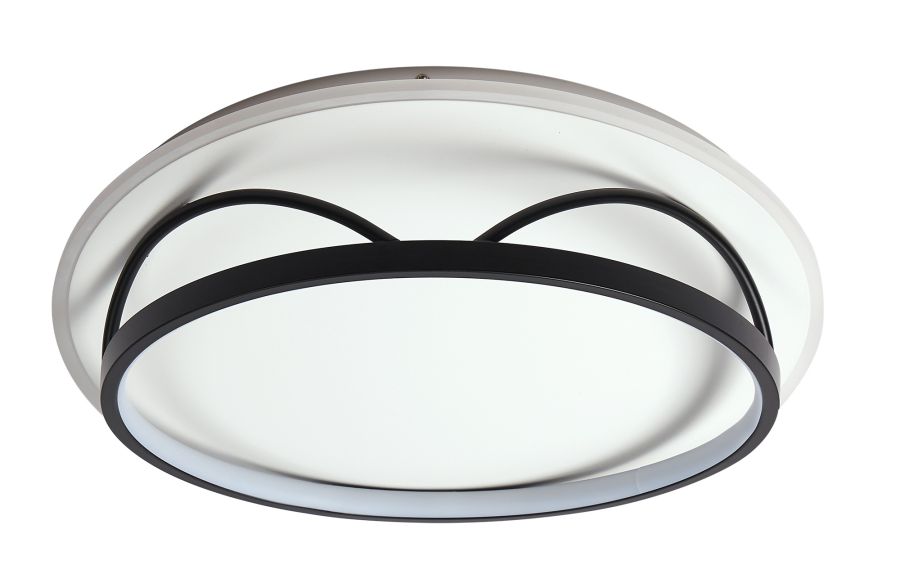 CCC 711 # LED ΟΡΟΦΗΣ ΚΥΚΛΙΚΟ ΜΑΥΡΟ-ΑΣΠΡΟ ARlight 0064189