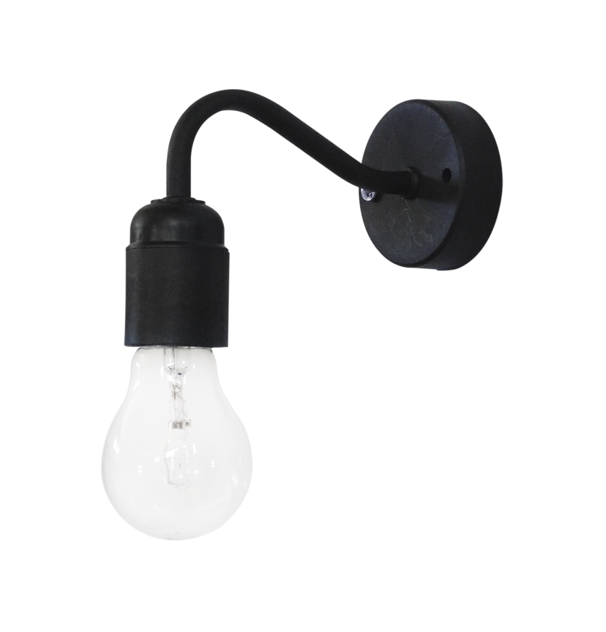 Φωτιστικό τοίχου / απλίκα AS-25 AP BLACK Heronia 31-0626