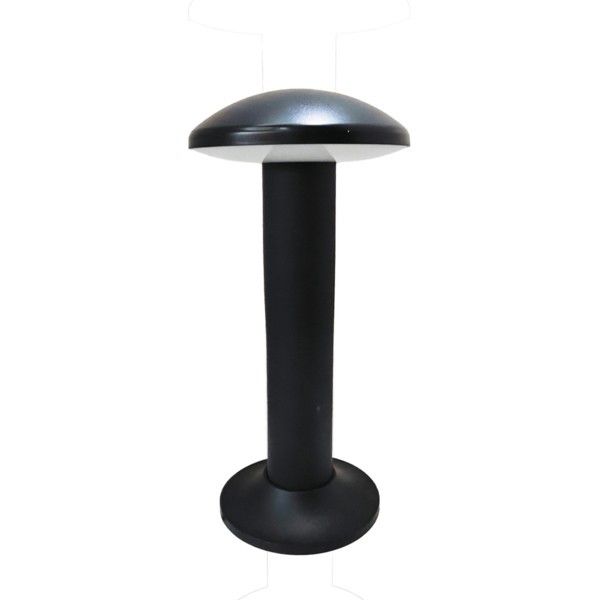 ΚΟΛΩΝΑΚΙ ΔΑΠΕΔΟΥ ΠΛΑΣΤΙΚΟ LED 12W 600Lm 3CCT (3000-4000-6500K) 180x180x600mm IP65 ΜΑΥΡΗ ARTE ILLUMINA Eurolamp 145-20642