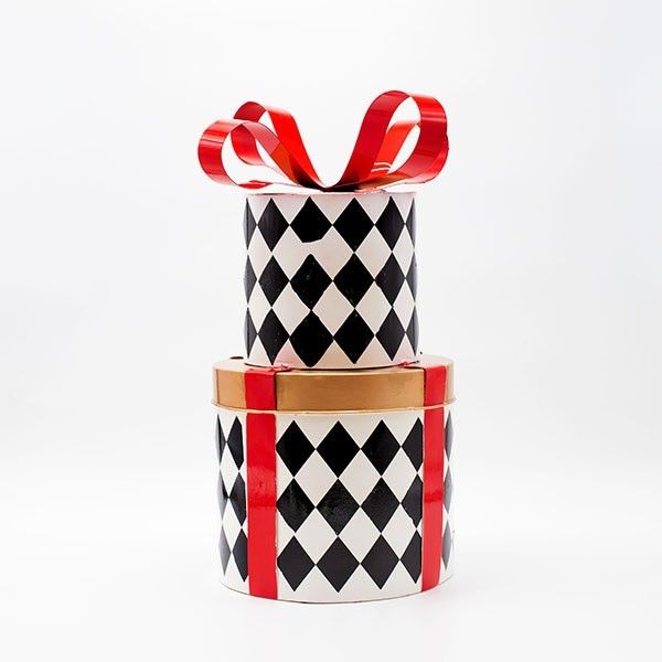 ΜΕΤΑΛΛΙΚΑ ΔΩΡΑΚΙΑ, ΜΑΥΡΟ ΚΑΡΟ ΜΕ ΚΟΚΚΙΝΟ, 40cm Eurolamp 600-47987