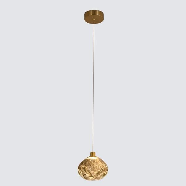 ΦΩΤΙΣΤΙΚΟ ΚΡΕΜΑΣΤΟ ΓΥΑΛΙ 4W 240Lm 3000K L15XH150 ΧΡΥΣΟ ARTE ILLUMINA CITRUS Eurolamp 144-18144