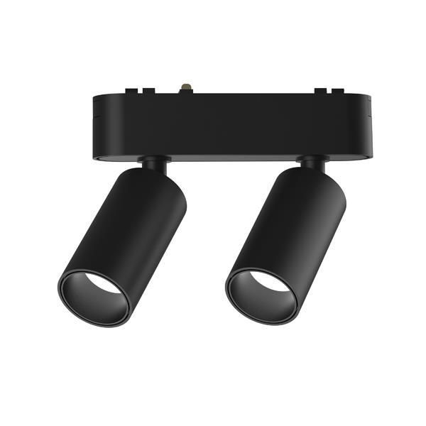 ΣΠΟΤ ΜΑΓΝΗΤΙΚΗΣ ΡΑΓΑΣ ULTRA SLIM ΜΑΥΡΟ 2x5W 3CCT Eurolamp 145-59503