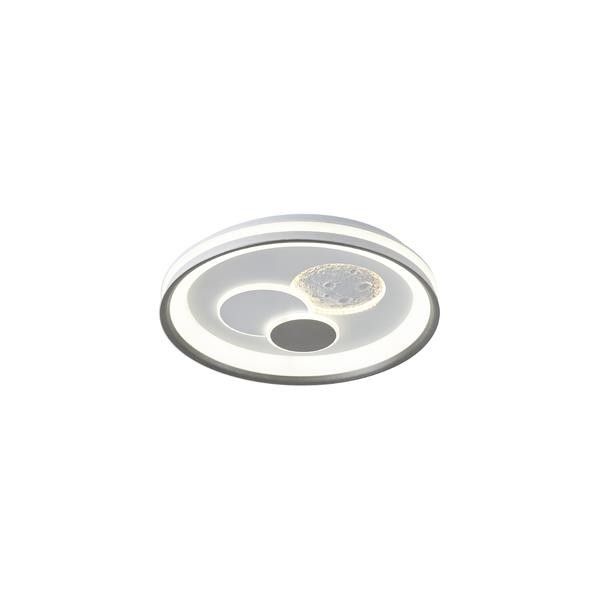 ΠΛΑΦΟΝΙΕΡΑ ΜΕΤΑΛΛΟ-ΠΛΑΣΤΙΚΟ LED 60W 4020Lm (3000&4000K) Φ510X75mm ΛΕΥΚΟ ARTE ILLUMINA ALEGRE Eurolamp 144-51042