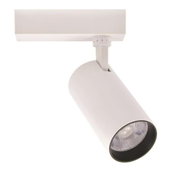 ΣΠΟΤ ΡΑΓΑΣ LED 2 ΓΡΑΜΜΩΝ 30W 4000K Φ80Χ160 ΛΕΥΚΟ PLUS Eurolamp 145-59054
