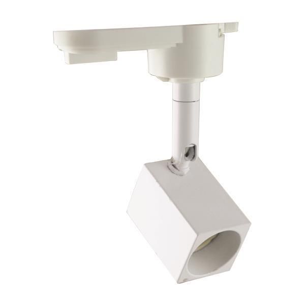 ΣΠΟΤ ΡΑΓΑΣ 2 ΓΡΑΜΜΩΝ GU10 30x30mm 4cm ΣΤΥΛΟΣ ΛΕΥΚΟ Eurolamp 145-59071