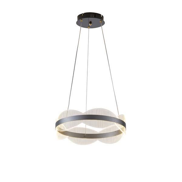 ΦΩΤΙΣΤΙΚΟ ΚΡΕΜΑΣΤΟ ΑΚΡΥΛΙΚΟ ΣΤΡΟΓΓΥΛΟ LED 48W 4320Lm 3000K Φ400X1200mm ΑΣΗΜΙ ARTE ILLUMINA TORINO Eurolamp 144-15043