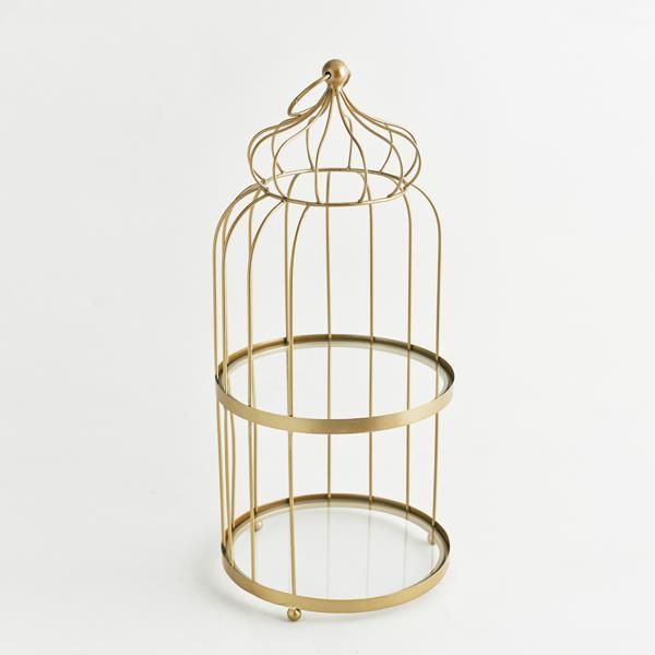 ΚΛΟΥΒΙ, ΜΕ ΔΥΟ ΕΠΙΠΕΔΑ, ΜΕΤΑΛΛΙΚΟ, ΧΡΥΣΟ, 24x53x58cm Eurolamp 600-44161