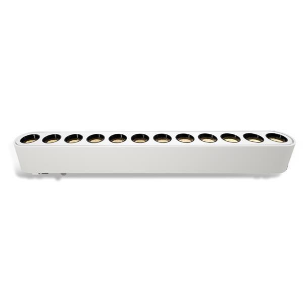 ΦΩΤΙΣΤΙΚΟ ΛΕΥΚΟ ΜΑΓΝΗΤΙΚΗΣ ΡΑΓΑΣ ULTRA SLIM 12W 3CCT 222xW25xH27.5mm 36⁰ Eurolamp 145-59532