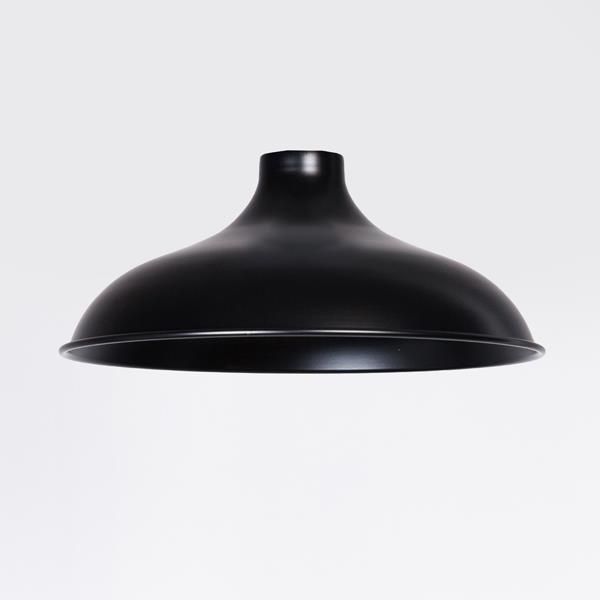 ΣΚΙΑΔΑ ΜΕΤΑΛΛΙΚΗ Φ360 ΜΑΥΡΗ "ΣΥΡΟΣ'' ARTE ILLUMINA SIROS Eurolamp 153-56202