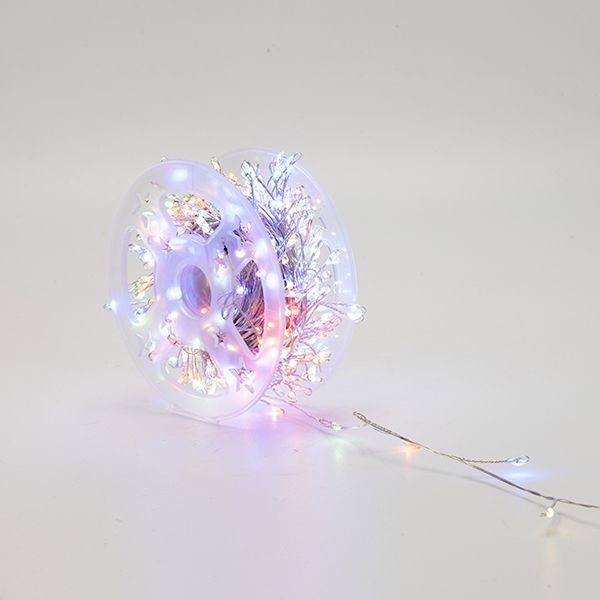 XMAS ΛΑΜΠΑΚΙ CLUSTER 20m 400 MINI LED ΜΕΤΑΣΧΗΜΑΤΙΣΤΗ ΜΕ 8 ΠΡΟΓΡΑΜΜΑΤΑ & ΜΝΗΜΗ ΑΣΗΜΙ ΧΑΛΚΙΝΟ ΚΑΛΩΔΙΟ ΧΡΩΜΑΤΙΣΤΟ LED ΠΑΡΟΧΗ 3m IP44 ROLL PACK Eurolamp 600-08373