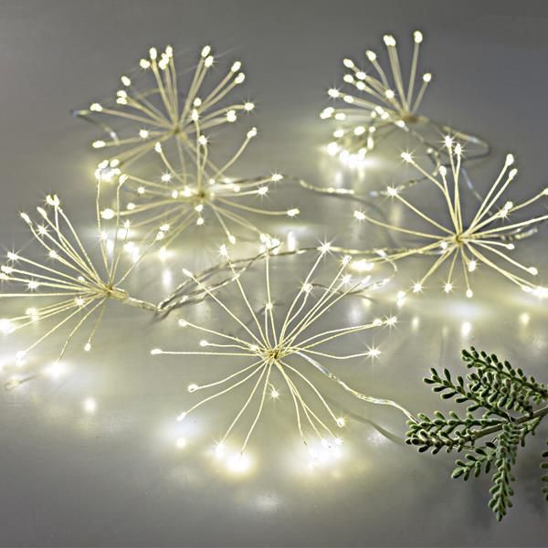 ΜΠΟΥΚΕΤΑΚΙΑ 120 MINI LED, ΜΕ ΜΕΤΑΣΧΗΜΑΤΙΣΤΗ, 6 ΜΠΟΥΚΕΤΑ x 20 LED, ΑΣΗΜΙ ΧΑΛΚΟΣ, ΘΕΡΜΟ ΛΕΥΚΟ LED, ΑΠΟΣΤΑΣΗ ΜΠΟΥΚΕΤΩΝ  30cm, ΠΡΟΕΚΤΑΣΗ ΠΑΡΟΧΗΣ 3m, IP44 Eurolamp 600-11449