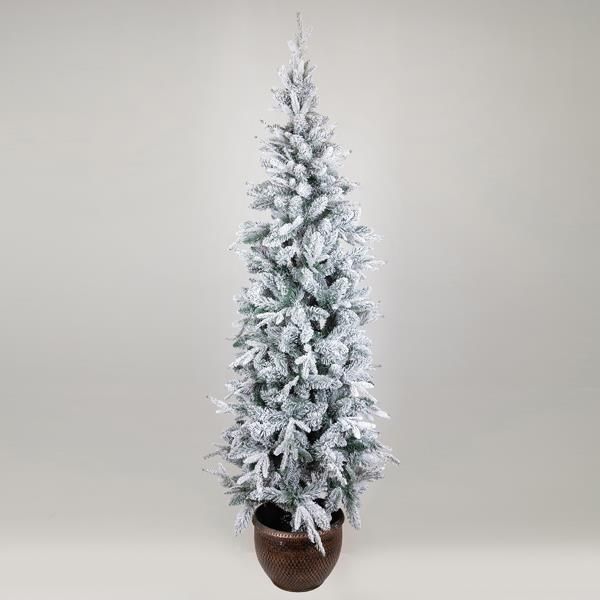 ΔΕΝΤΡΟ ΕΛΑΤΟ ΧΙΟΝΙΣΜΕΝΟ, ΣΤΟΚΧΟΛΜΗ, ΜΕ ΓΛΑΣΤΡΑΚΙ, 240cm Eurolamp 600-30649