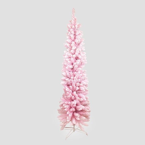 ΔΕΝΤΡΟ ΡΟΖ ΧΙΟΝΙΣΜΕΝΟ, PVC, SUPER SLIM, 210cm Eurolamp 600-30676