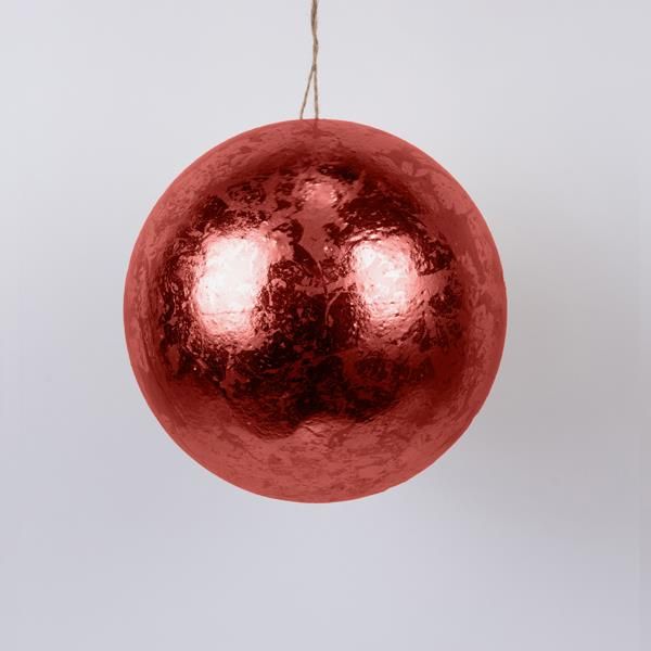 ΜΠΑΛΑ ΦΕΛΙΖΟΛ ΚΟΚΚΙΝΟ ΧΡΩΜΑ ΜΕΤΑΛΛΙΚΟ25cm Eurolamp 600-46120