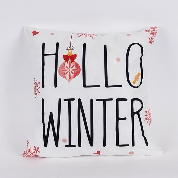 ΜΑΞΙΛΑΡΙ, HELLO WINTER, 45x45cm Eurolamp 600-46388