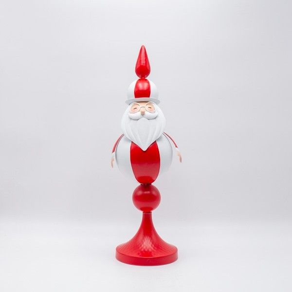 ΑΓΙΟΣ ΒΑΣΙΛΗΣ, CANDY, ΜΕΤΑΛΛΙΚΟΣ, 14x13x45cm Eurolamp 600-47742