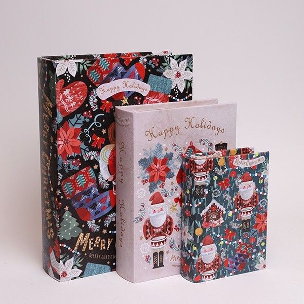 ΒΙΒΛΙΑ ΔΙΑΚΟΣΜΗΤΙΚΑ, ΜΕ ΚΑΡΥΟΘΡΑΥΣΤΗ,  ΞΥΛΙΝΑ, ΣΕΤ 3 ΤΜΧ, 32x23x7,  25x18.5x5.5 ΚΑΙ 18x13x4cm Eurolamp 600-47918