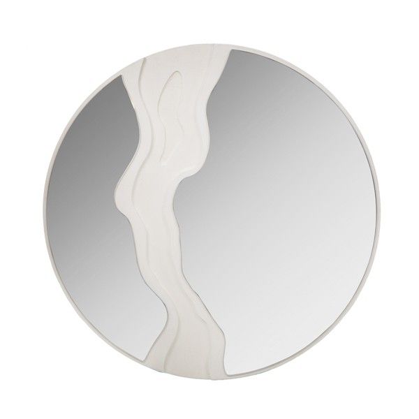 ΚΑΘΡΕΦΤΗΣ MDF ΛΕΥΚΟΣ 80x4.5x80cm Eurolamp 811-30017