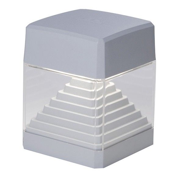FUMAGALLI ESTER WALL ΑΠΛΙΚΑ ΤΟΙΧΟΥ 1XGX53 LED 3W 3CCT(3000K-4000K-6500K) 165mmX126mm ΓΚΡΙ Eurolamp 145-26304