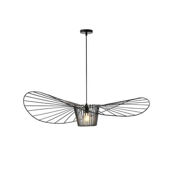 ΦΩΤΙΣΤΙΚΟ ΚΡΕΜΑΣΤΟ ΜΕΤΑΛΛΟ ΜΟΝΟΦΩΤΟ 1xΕ27 Max 15W Φ1000X1270mm ΜΑΥΡΟ ARTE ILLUMINA CAP Eurolamp 144-46021