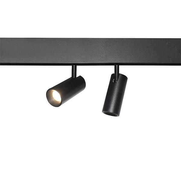 ΣΠΟΤ ΜΑΓΝΗΤΙΚΗΣ ΡΑΓΑΣ LED 12W 24° 3000Κ CX20-SD02 ΜΑΥΡΟ Eurolamp 145-59934