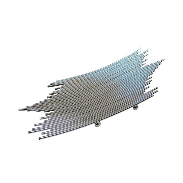 ΔΙΑΚΟΣΜΗΤΙΚΗ ΠΙΑΤΕΛΑ ΜΕΤΑΛΛΙΚΗ ΑΣΗΜΙ 38x16cm Eurolamp 819-02069