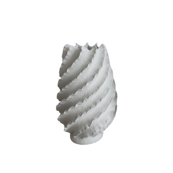ΒΑΖΟ ΚΕΡΑΜΙΚΟ ΛΕΥΚΟ 23.5x23.5x37.5cm Eurolamp 819-01840