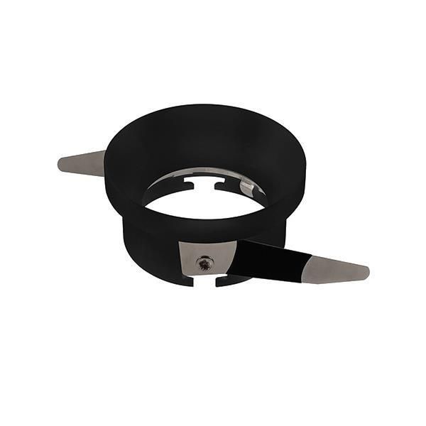 ΣΠΟΤ ΧΩΝΕΥΤΟ ΣΤΑΘΕΡΟ GU10 Φ75 IP20 ΜΑΥΡΟ ZERMIRA Eurolamp 147-52535
