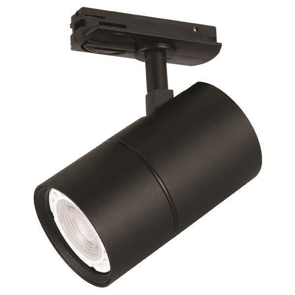 ΣΠΟΤ ΡΑΓΑΣ 2 ΓΡΑΜΜΩΝ GU10 Φ60x100mm ΜΑΥΡΟ Eurolamp 145-59083