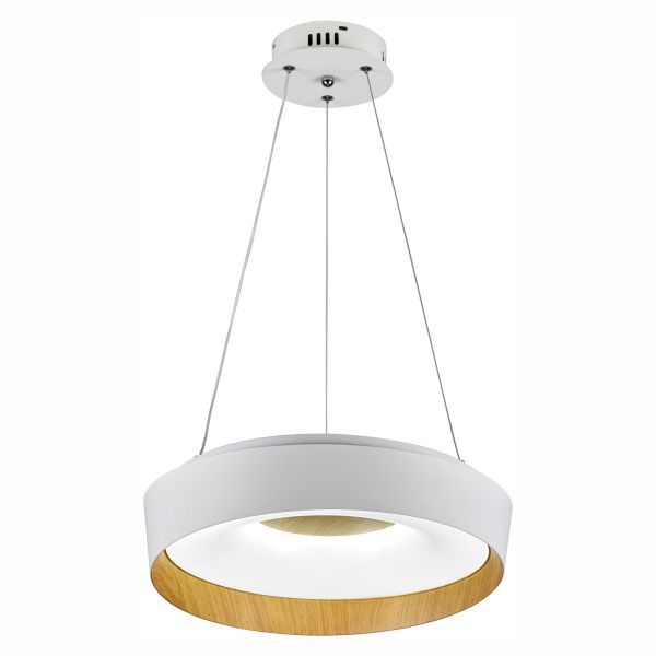 ΠΛΑΦΟΝΙΕΡΑ/ΚΡΕΜΑΣΤΟ  LED CCT 28W 3000K | 4000K | 6000K ΛΕΥΚΟ-ΞΥΛΟ Spotlight 3336