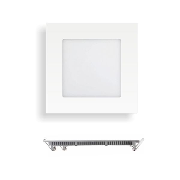ΧΩΝΕΥΤΟ ΛΕΠΤΟ LED ΟΡΟΦΗΣ 6W CCT Spotlight 6039