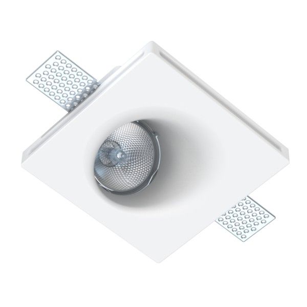 ΧΩΝΕΥΤΟ ΓΥΨΙΝΟ ΟΡΟΦΗΣ ΛΟΞΟ GU10 10W Spotlight 6500