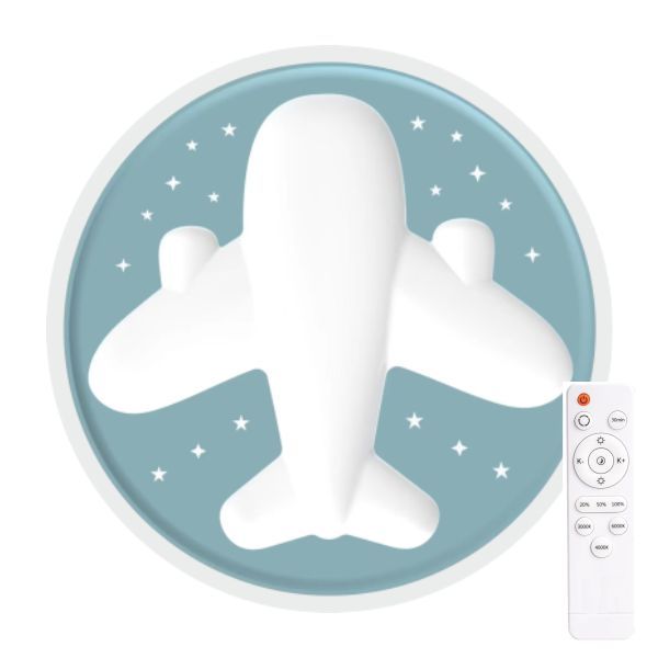 ΠΛΑΦΟΝΙΕΡΑ ΟΡΟΦΗΣ LED ΠΑΙΔΙΚΟ ΑΕΡΟΠΛΑΝΟ CCT 2*24W 3000K | 4000K | 6000K Spotlight 6956