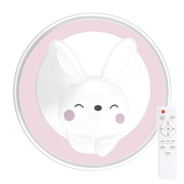 ΠΛΑΦΟΝΙΕΡΑ ΟΡΟΦΗΣ LED ΠΑΙΔΙΚΟ ΚΟΥΝΕΛΑΚΙ CCT 2*24W 3000K | 4000K | 6000K Spotlight 6957