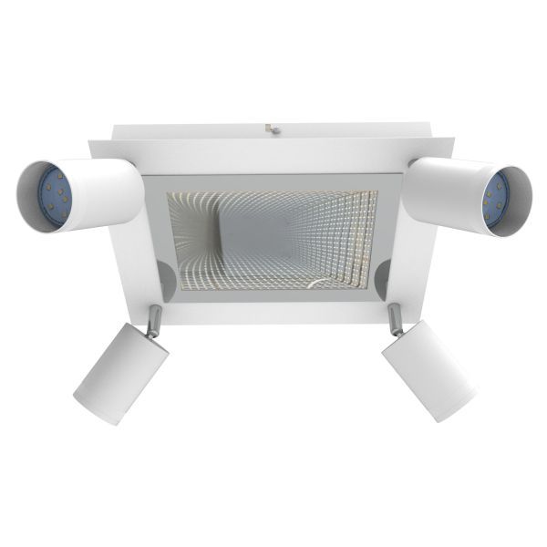 ΠΛΑΦΟΝΙΕΡΑ 9W 3000K+GU10 ΛΕΥΚΟ Spotlight 6996