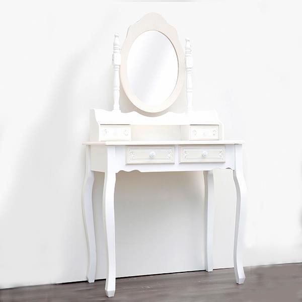 ΜΠΟΥΝΤΟΥΑΡ ΜΕ ΚΑΘΡΕΦΤΗ ΞΥΛΙΝΟ ΛΕΥΚΟ 75x40x140.5cm Eurolamp 750-25033