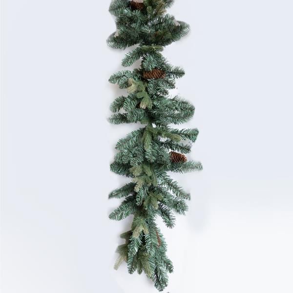 ΓΙΡΛΑΝΤΑ ΠΡΑΣΙΝΗ ΜΕ ΚΟΥΚΟΥΝΑΡΙΑ, 200cm Eurolamp 600-30636