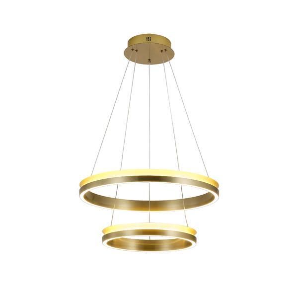 ΦΩΤΙΣΤΙΚΟ ΚΡΕΜΑΣΤΟ ΣΤΡΟΓΓΥΛΗ LED 80W 4800Lm 3000K 600X1500mm ΧΡΥΣΟ ARTE ILLUMINA SERENITY Eurolamp 144-18062