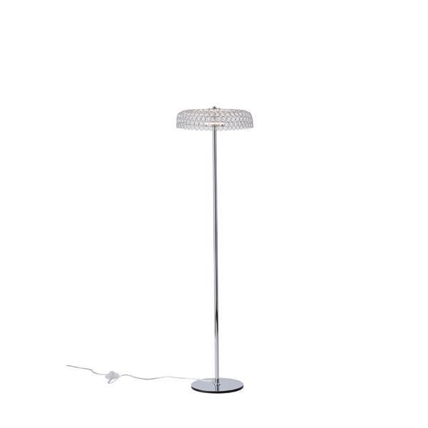 ΦΩΤΙΣΤΙΚΟ ΕΠΙΔΑΠΕΔΙΟ ΜΕΤΑΛΛΟ ΣΤΡΟΓΓΥΛΟ LED 10W 1080Lm 3000K Φ350X1320mm ΑΣΗΜΙ ARTE ILLUMINA PERFORATO Eurolamp 144-15075