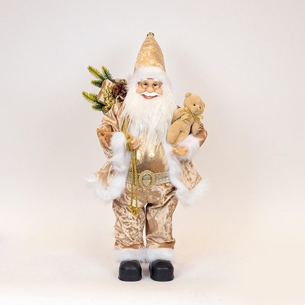 ΑΗ ΒΑΣΙΛΗΣ ΜΕ ΣΑΜΠΑΝΙ ΡΟΥΧΑ ΚΑΙ ΑΡΚΟΥΔΑΚΙ, 60cm Eurolamp 600-47098