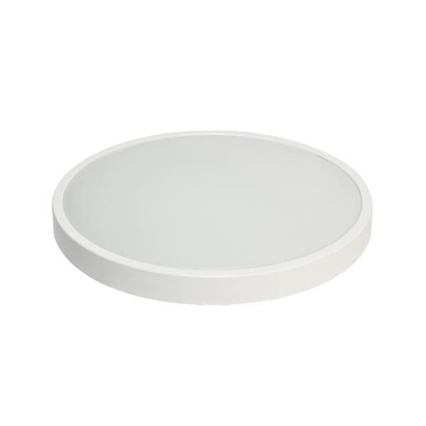 ΠΛΑΦΟΝΙΕΡΑ ΜΕΤΑΛΛΟ-MS-ABS LED 36W 2520Lm 3CCT(3000-4000-6000K) Φ485X65mm ΛΕΥΚΟ ARTE ILLUMINA MOONLIGHT Eurolamp 144-51023
