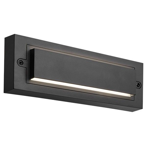 ΦΩΤΙΣΤΙΚΟ ΤΟΙΧΟΥ LED 6W 255X42X90 3CCT IP65 ΜΑΥΡΟ ARTE ILLUMINA SENARIO Eurolamp 145-52113