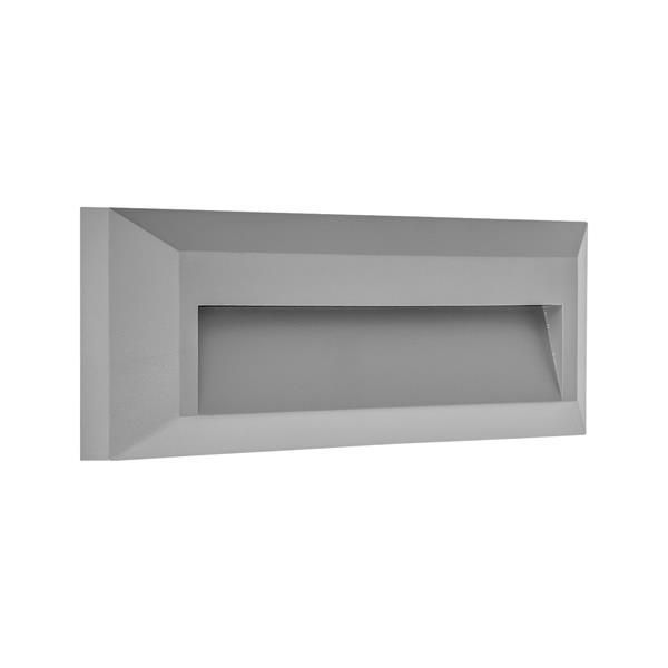 ΑΠΛΙΚΑ ΤΟΙΧΟΥ LED SLIM 2W IP65 220-240V 3CCT 230X80X27mm  PRO ΓΚΡΙ ARTE ILLUMINA Eurolamp 145-52082