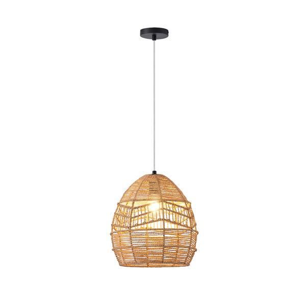 ΦΩΤΙΣΤΙΚΟ ΚΡΕΜΑΣΤΟ BAMBOO ΜΟΝΟΦΩΤΟ 1XE27 Max 15W Φ300X1510mm ΚΑΦΕ ARTE ILLUMINA AITHRA Eurolamp 144-33088