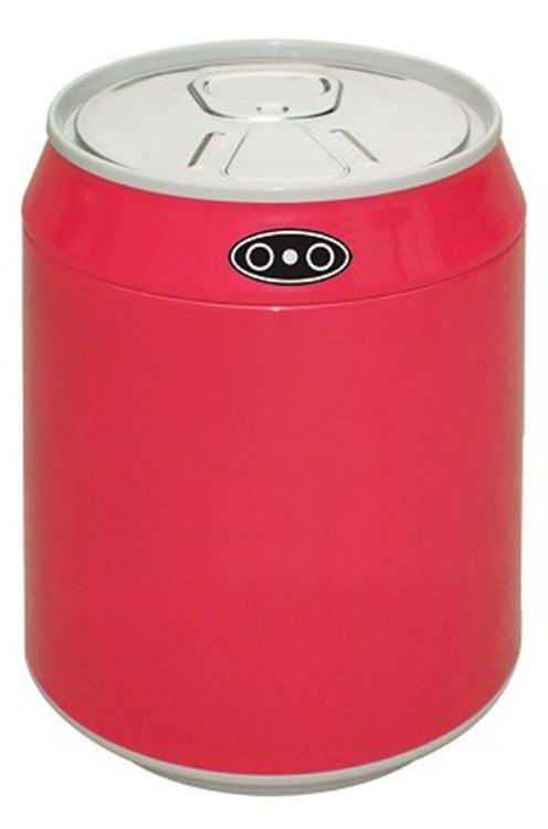 Αυτόματος Κάδος / Χαρτοδοχείο 1,5lt με φωτοκύτταρο Ø12*15cm Inox Trendy Mini  Κόκκινο  EAD100501R 