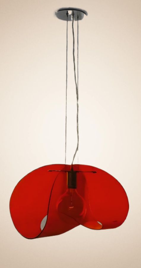 V-080 LOLLY RED PENDANT HOMELIGHTING 77-1152