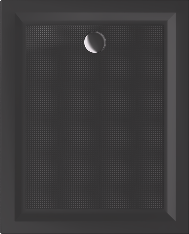 Sanitec A204 Ντουζιέρα Flat Classic 90×75 A204-28-Anthracite