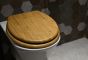 Καπάκι Λεκάνης BAMBOO από MDF Φυσικό 37.3x45.5x5.7cm AWD02181598  AWD02181598