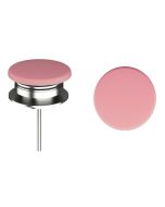 Βαλβίδα Νιπτήρα Click Clack Διαιρούμενη με Κεραμική Κεφαλή Pink Glossy Orabella 15150-RL